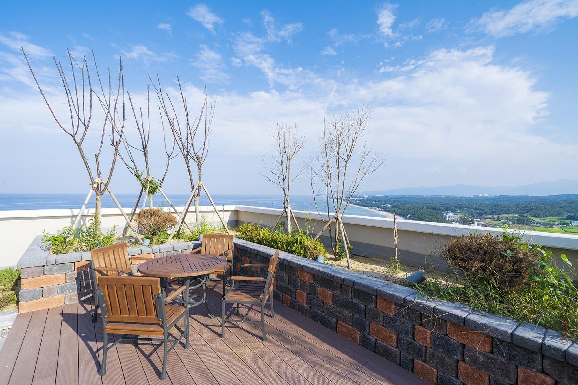 Gangneung Chonpines Ocean Suites Hotel Екстер'єр фото